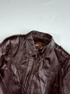 Vintage Brown Leather Jacket (S)