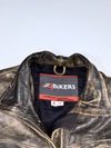 Vintage Bikers Leather Jacket Motorcycle Jacket | Heavyweight Moto Jacket (2XL)