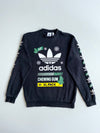 Adidas Originals Mint Chewing Gum Graphic Black Sweatshirt – (M)