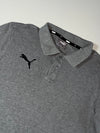 Puma | Grey Melange Polo T-Shirt | (S)