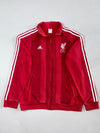Vintage Adidas Red Liverpool FC Striped Track Jacket (M)