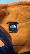 The North Face Denali Fleece Full-Zip Jacket — Amber Orange / Black (M)