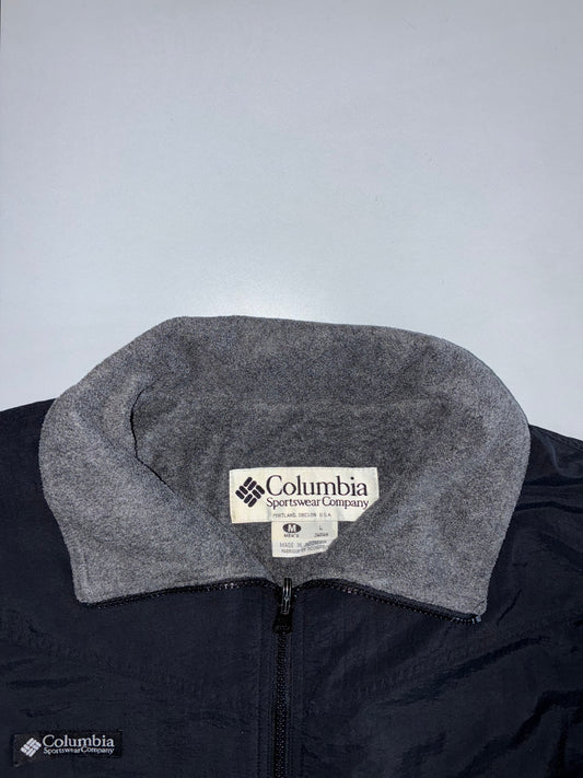 Columbia Sportswear | Vintage Fleece-Collar Nylon Jacket | Black (XL)