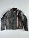 Triumph Heritage  Genuine Leather Café Racer Jacket Paded (L)