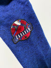 MLB Korea LA Dodgers Winter Caravan Knit Fleece Hoodie – Royal Blue  (S)