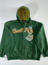 South Pole “21” Embroidered Zip Hoodie – Forest Green (2XL/3XL)