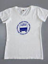 Vintage White “Caravana Abriendo Fronteras” Graphic women’s T-Shirt (S)