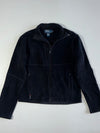 Polo Ralph Lauren Black Full-Zip Fleece Jacket – (S/M)