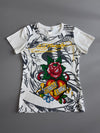 Ed Hardy by Christian Audigier | Eternal Love Rose Rhinestone Women's Tee (XS)