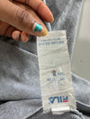 Vintage Fila Long Sleeve Polo Shirt – Grey (M)