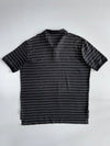Polo Ralph Lauren Vintage Black Pinstripe Polo T-Shirt (2XL)