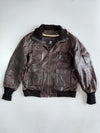 Vintage Dimitri’s Premium Utility Leather Jacket With removable Liner (XL)