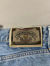 Vintage 90s Armani Jeans Light Wash Denim, Made in Italy (W:32) (L:43)
