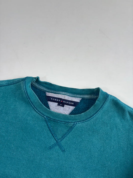Tommy Hilfiger Teal Crewneck Sweatshirt (Xl)