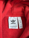 Vintage Adidas Red Trefoil Logo Hoodie (M)