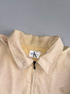 90s Calvin Klein Jeans CK Zip-Up Harrington Jacket (2XL)