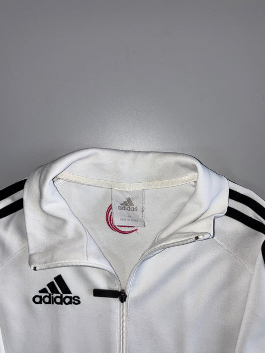 Adidas Vintage 3-Stripes Track Jacket | White/Black (M)