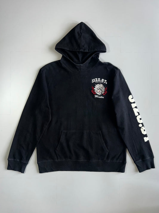 Jizo.ST | Japanese Streetwear Demon Skull Hoodie (L)