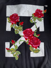 OFF-WHITE c/o Virgil Abloh | Diagonal Roses Zip-Up Hoodie Fully embroidered (M)