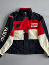 Team Yamaha Racing Colorblock Bomber Jacket – Black/Red/Cream (XL)