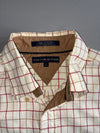 Tommy Hilfiger | Windowpane Check Long Sleeve Shirt | Cream/Red (Xl/2Xl)