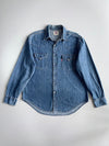 Levi’s Strauss Western Denim Shirt Pearl Snap Buttons, Dual Chest Pockets, (XL/2XL)