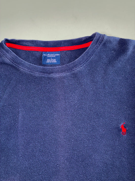 Polo Ralph Lauren | Navy Waffle Thermal Long Sleeve | (XL)