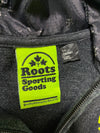 Roots Sporting Goods Grey Faux-Fur Hood Half-Zip Pullover (XS)