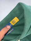 Polo Ralph Lauren Forest Green Long Sleeve Polo Custom Slim Fit (2XL)