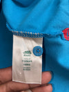 Roots Canada Patchwork Beaver Polo Teal Blue (M)