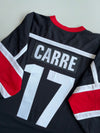 Athletic Knit Hockey Jersey – Black x Red (2XL)