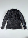 Vintage Harley-Davidson Genuine MotorClothes Embossed Eagle Leather Biker Jacket (L)