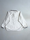 Vintage Black Yak White Polar Fleece Half Zip Pullover (L)