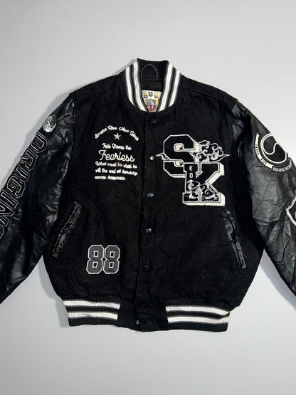 ZSuper Premium Varsity Jacket (RARE) Leather Sleeves (M)