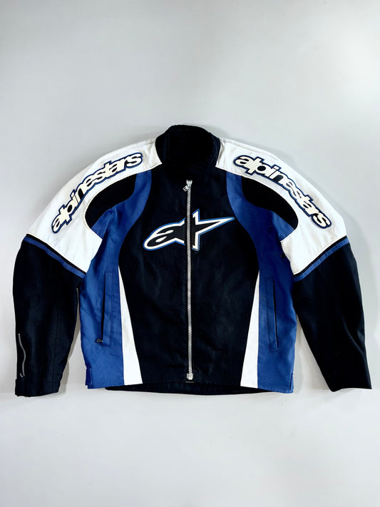 Alpinestars Original Textile Motorcycle Racing Jacket(Back Padded) (L)