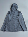 Columbia Waterproof Hooded Rain Jacket Grey (L)