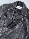 Vivastudio Leather Biker Jacket – Black  (S/M)