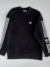 Adidas Originals 3-Stripe Sleeve Logo Sweatshirt Black (M)