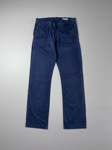 G-Star Raw Bronson Chino Tapered Navy Pants (W:34) (L:43)