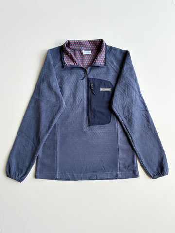 Columbia Navy Half-Zip Fleece Pullover women’s (M)