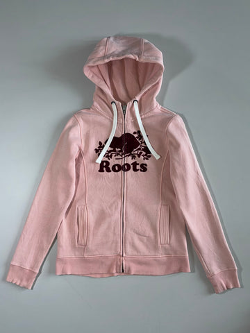 Roots Athletics Pink Zip Hoodie (S)