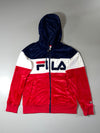 FILA Velour Zip Hoodie: (M)
