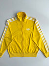 Adidas Originals Trefoil 3-Stripes Yellow Full-Zip Track Jacket(XL)