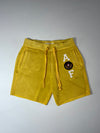 Abercrombie & Fitch Varsity Crest Yellow Fleece Shorts (W:30) (L:18)