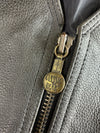 Vintage Hein Gericke Classic Gear Black Leather Biker Vest (S)