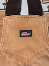 Vintage Dickies Tan Canvas Bib Overalls (Full L:65| Pant - W:36 |L:43)
