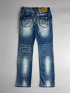 Earl Jean Distressed Straight Leg Jeans (W:32) (L:43)