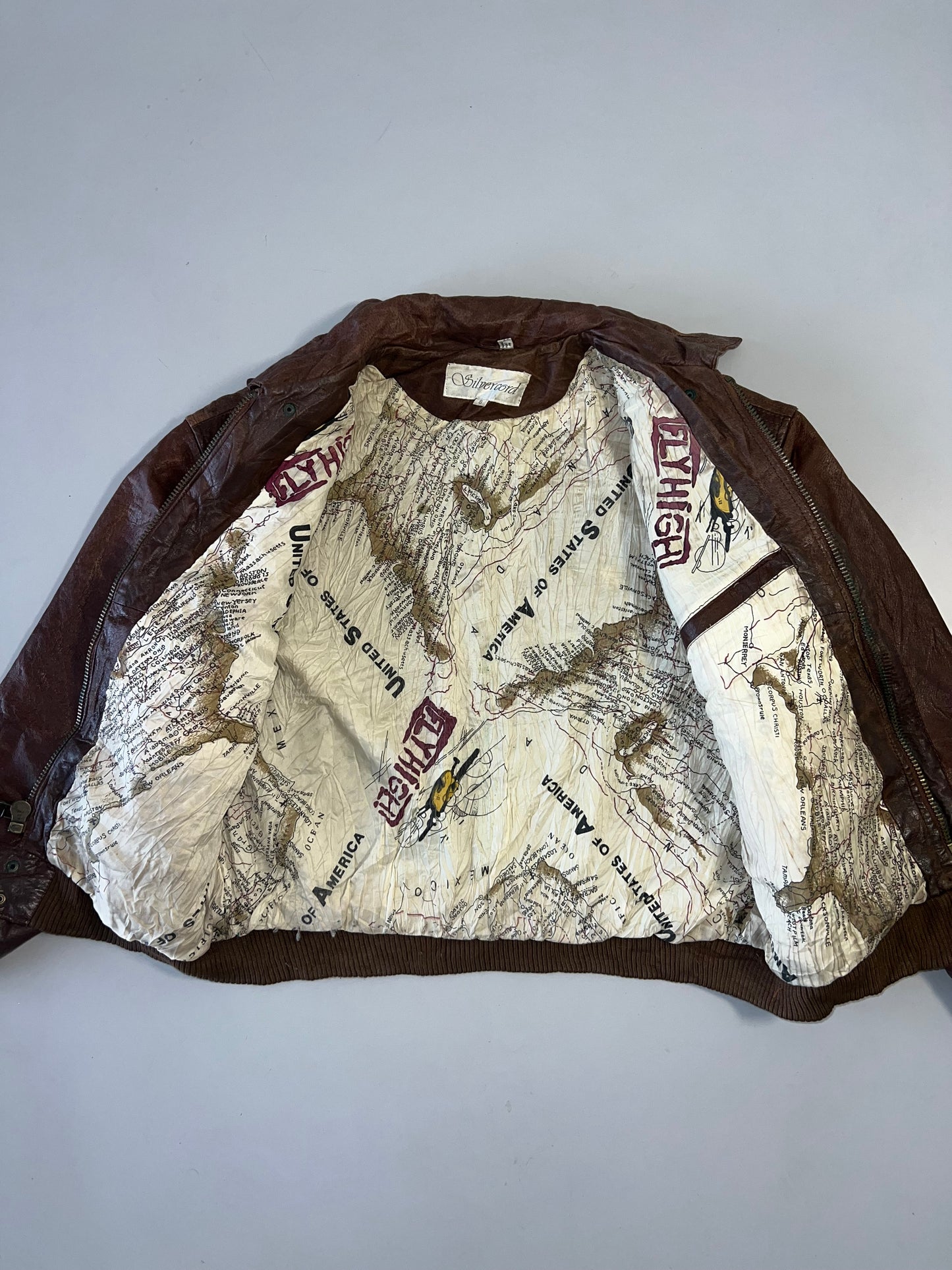 Z  Silvercord Premium Original Leather Jacket (S/M)