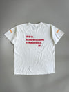 Italian “Alimentazione Compatibile” Deadstock V-Neck T-shirt (Xl)