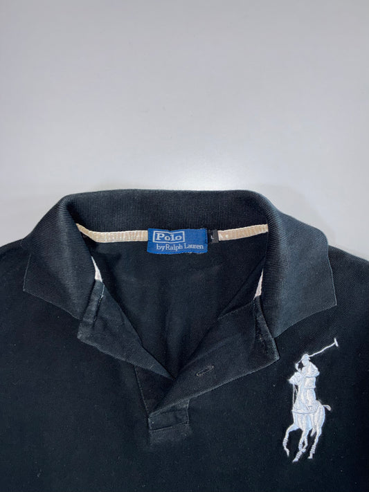 Polo Ralph Lauren | Big Pony Polo embroidered logo Black TEE- (L)